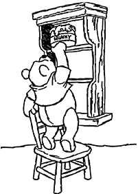 Winnie the Pooh coloring pages - page 18