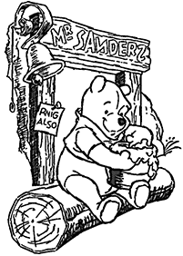 Winnie the Pooh coloring pages - page 34