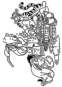 Winnie the Pooh coloring pages - page 38