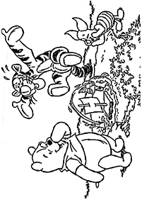Winnie the Pooh coloring pages - page 40