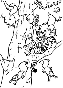 Winnie the Pooh coloring pages - page 50