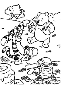 Winnie the Pooh coloring pages - page 51