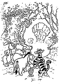Winnie the Pooh coloring pages - page 71