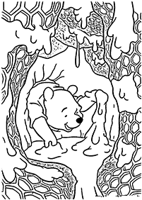 Winnie the Pooh coloring pages - page 73