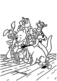 Winnie the Pooh coloring pages - page 88