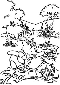 Winnie the Pooh coloring pages - page 90
