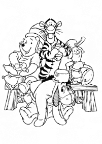 Winnie the Pooh coloring pages - page 93