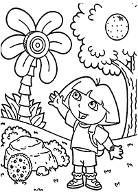 dora coloring pages - page 101