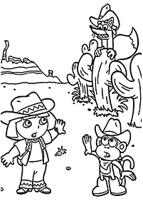 dora coloring pages - page 106