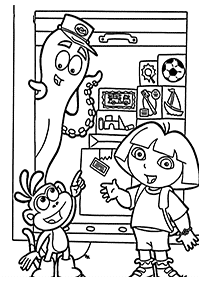 dora coloring pages - page 108