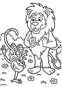 dora coloring pages - page 111