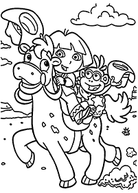 dora coloring pages - page 113