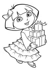 dora coloring pages - page 114
