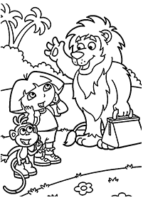 dora coloring pages - page 115
