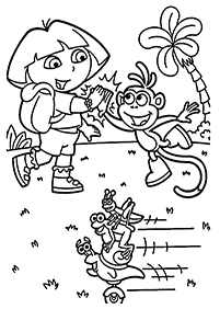 dora coloring pages - page 117