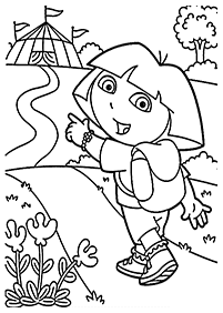 dora coloring pages - page 118