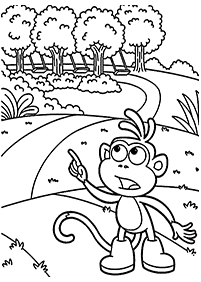 dora coloring pages - page 124