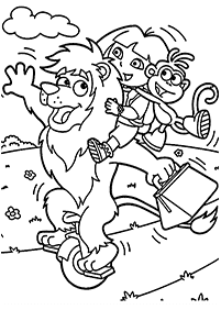 dora coloring pages - page 125