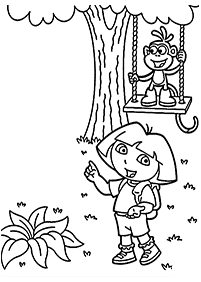 dora coloring pages - page 126
