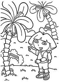 dora coloring pages - page 128
