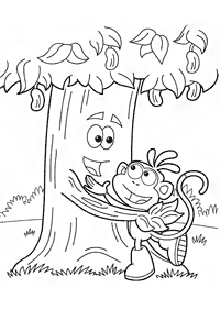 dora coloring pages - page 129