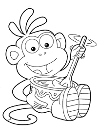 dora coloring pages - page 134