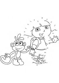 dora coloring pages - page 137