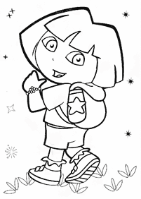 dora coloring pages - page 138