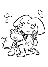 dora coloring pages - page 139