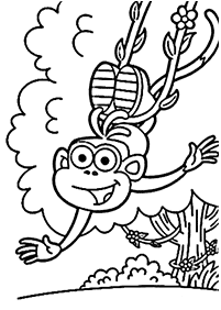 dora coloring pages - page 14