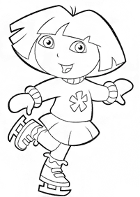 dora coloring pages - page 140