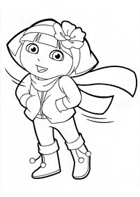 dora coloring pages - page 144