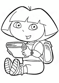 dora coloring pages - page 145