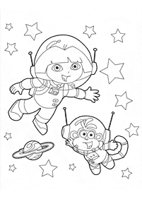 dora coloring pages - page 146