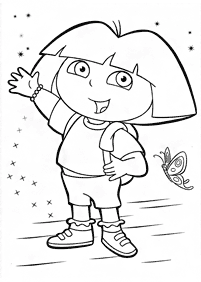 dora coloring pages - page 147