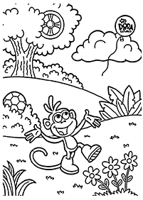 dora coloring pages - page 15