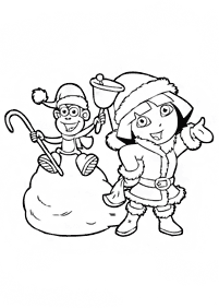 dora coloring pages - page 151