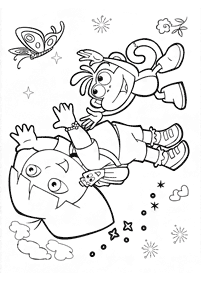 dora coloring pages - page 152