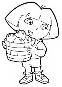 dora coloring pages - page 153