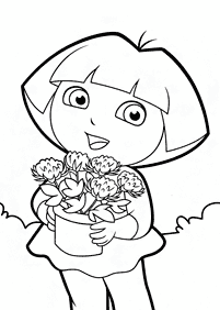 dora coloring pages - page 155