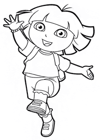 dora coloring pages - page 157