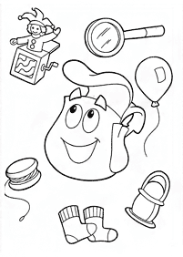 dora coloring pages - page 158