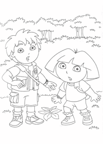 dora coloring pages - page 160