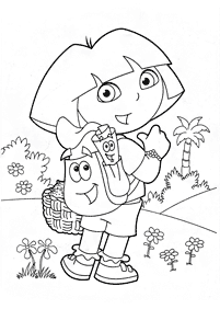 dora coloring pages - page 161