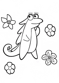 dora coloring pages - page 164