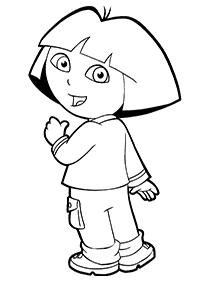 dora coloring pages - Page 21