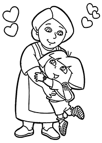 dora coloring pages - Page 25