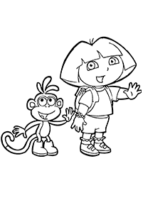 dora coloring pages - Page 27