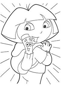 dora coloring pages - page 32