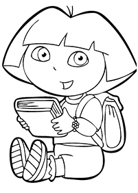 dora coloring pages - page 47
